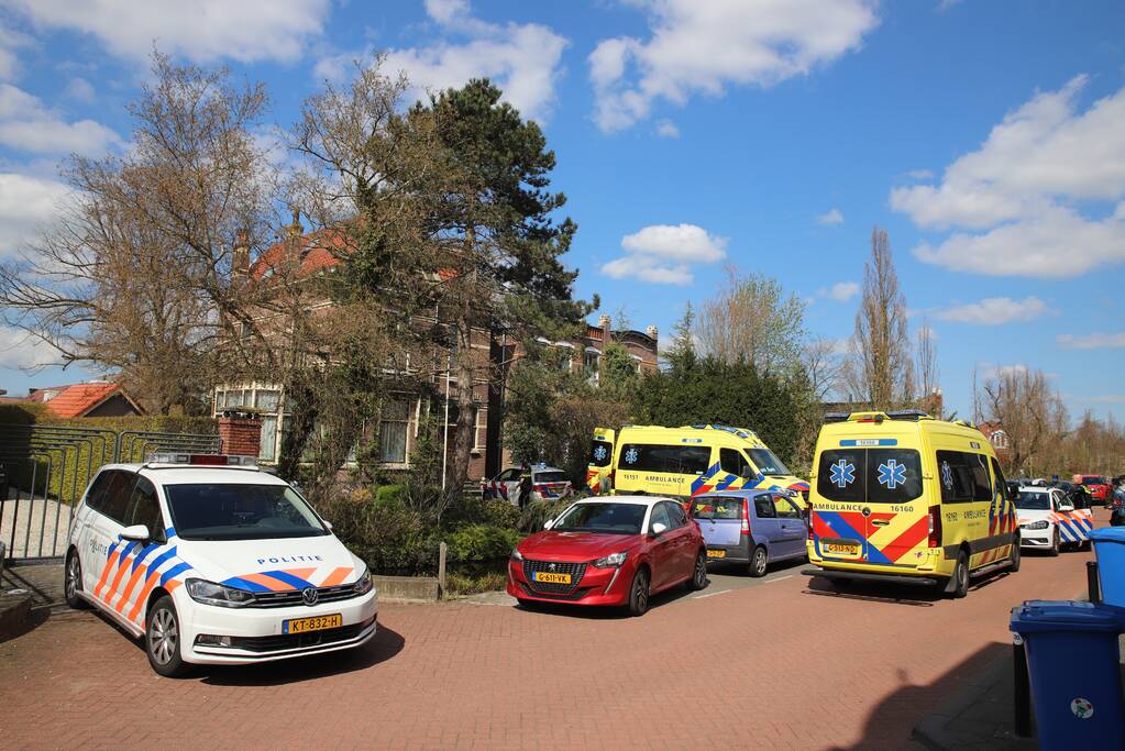 Traumahelikopter landt in tuin voor incident