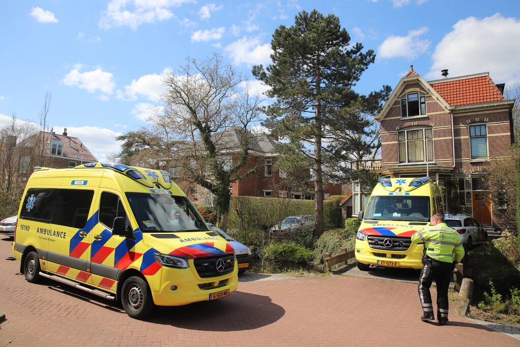 Traumahelikopter landt in tuin voor incident