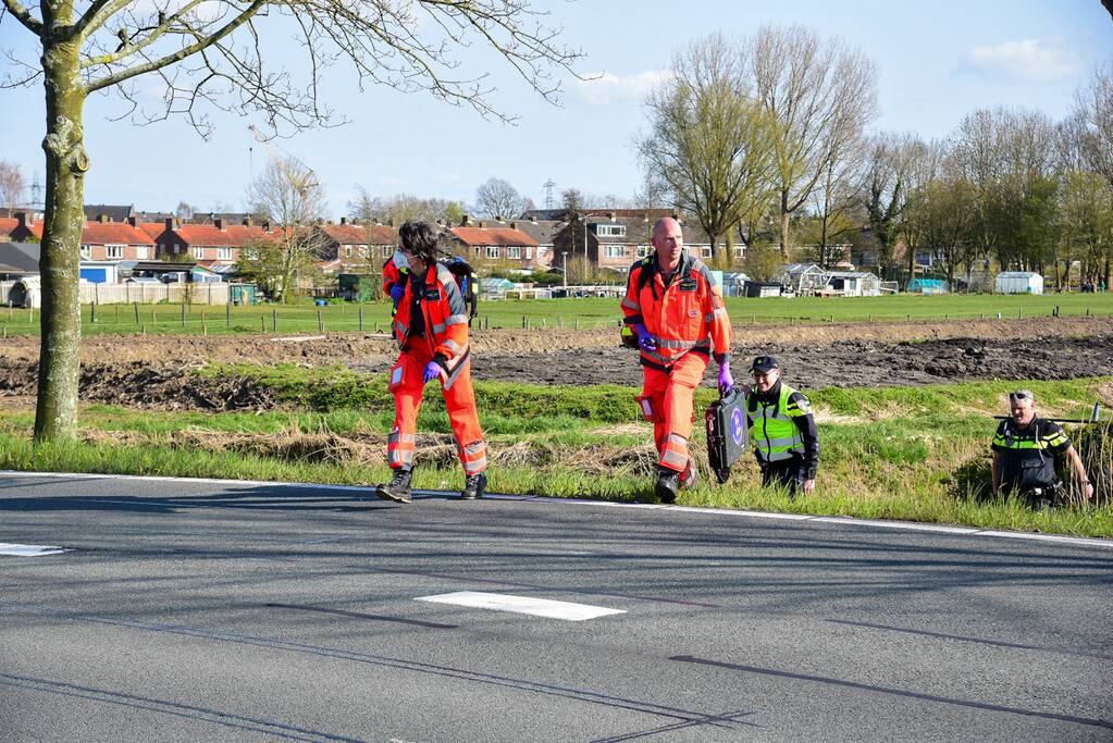 Scooterrijder zwaargewond bij eenzijdig ongeval