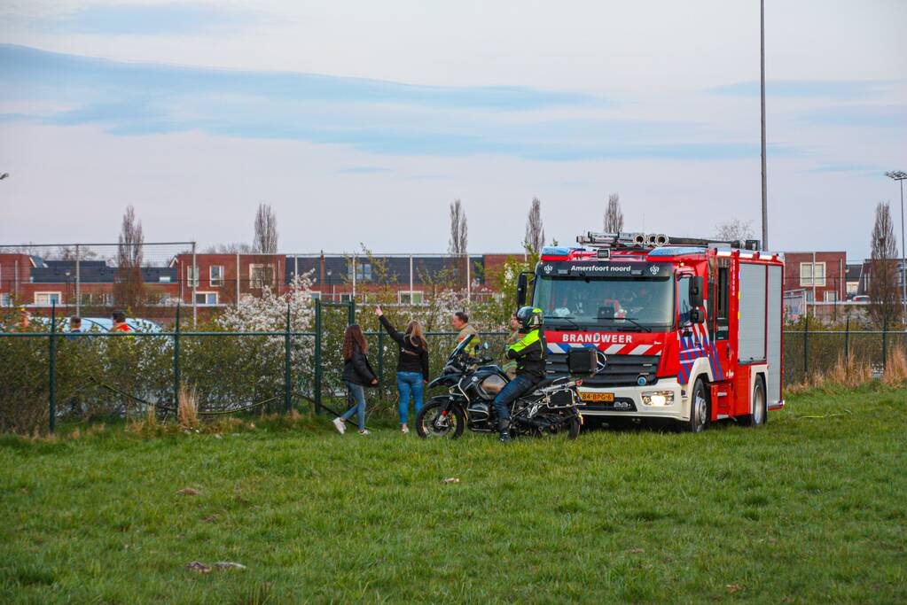 Brand op terrein voetbalvereniging