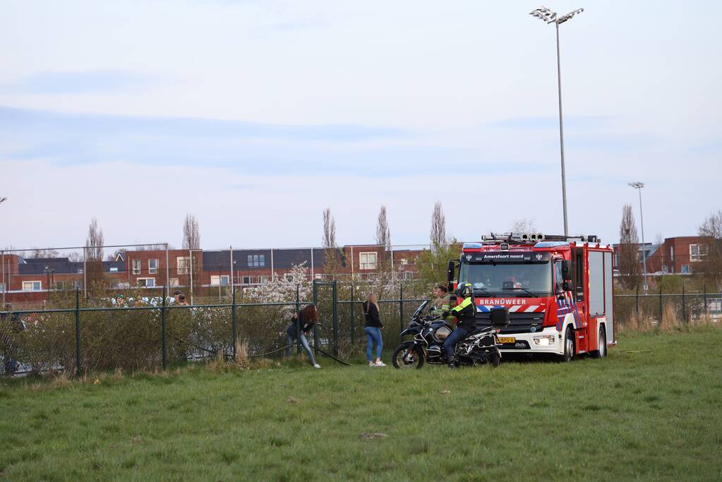 Brand op terrein voetbalvereniging