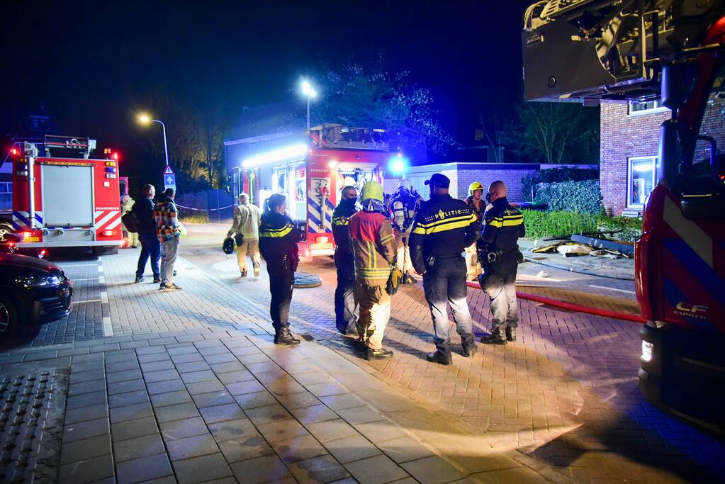 Uitslaande brand in slaapkamer