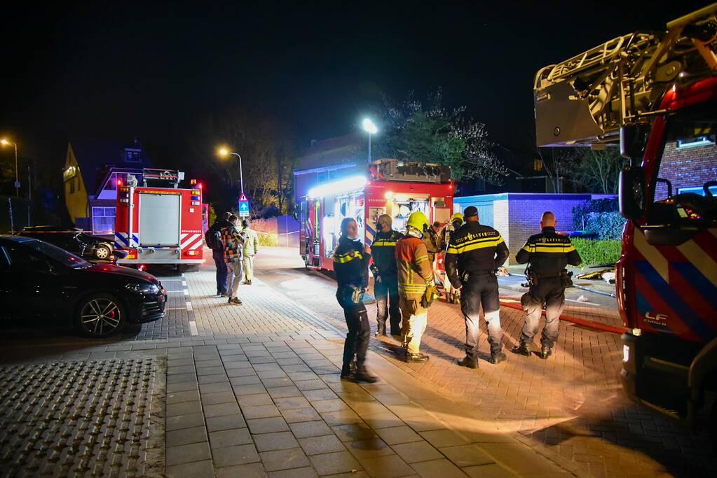 Uitslaande brand in slaapkamer