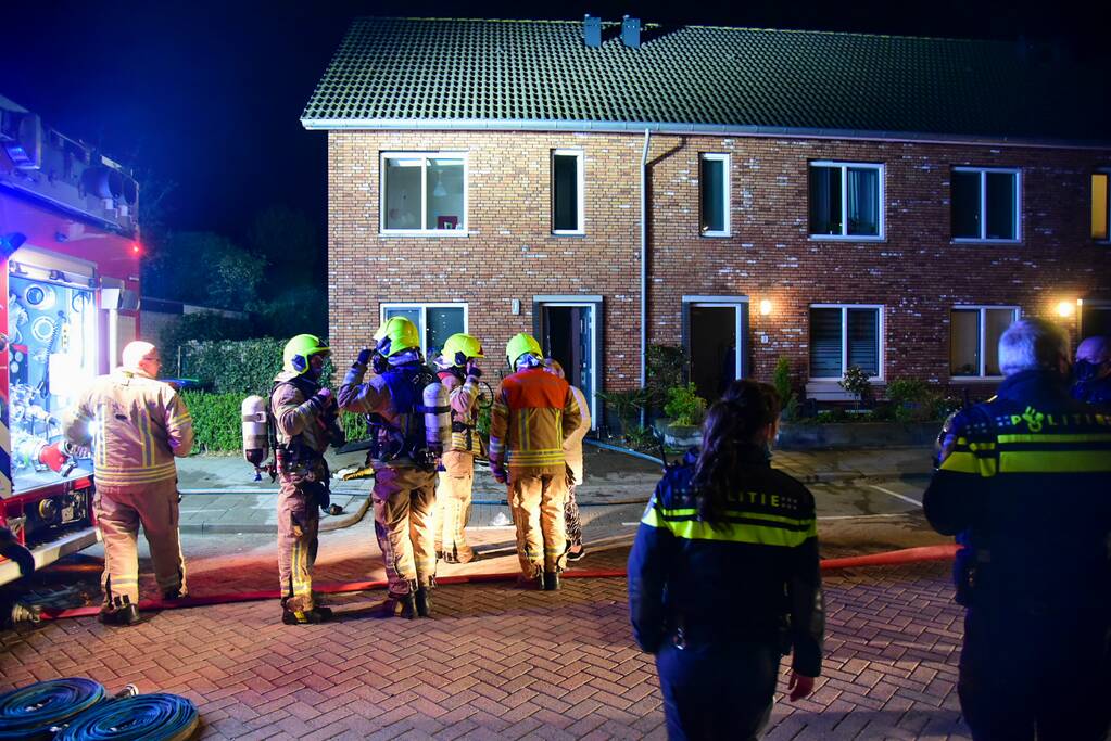Uitslaande brand in slaapkamer