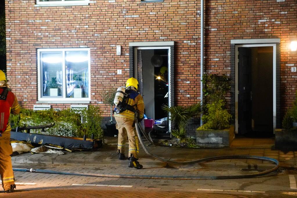 Uitslaande brand in slaapkamer