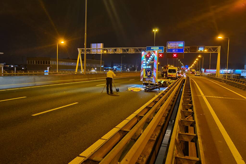 Motorrijder overleden na ernstig ongeval
