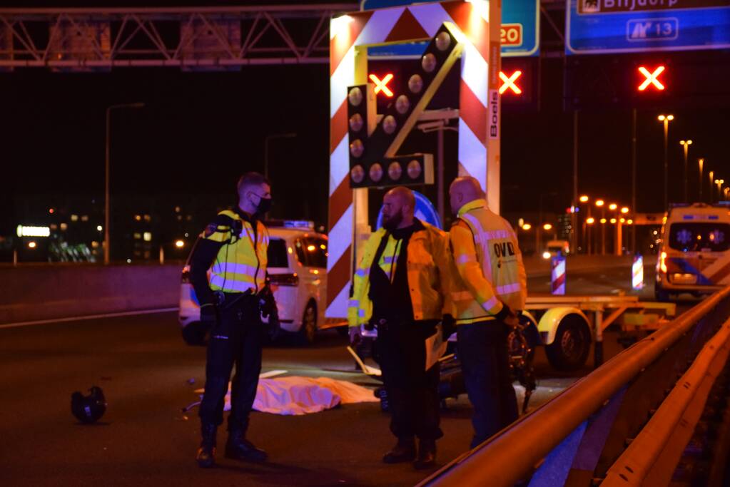 Motorrijder overleden na ernstig ongeval
