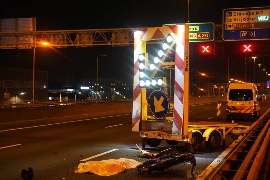 Motorrijder overleden na ernstig ongeval