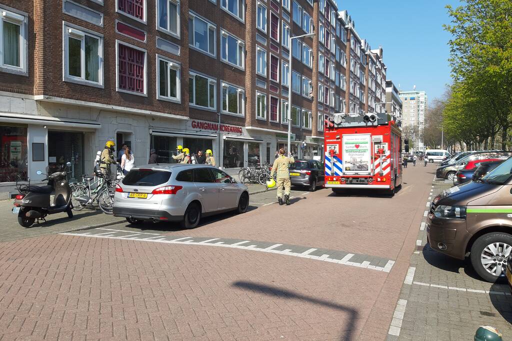 Veel rook bij uitslaande brand in restaurant