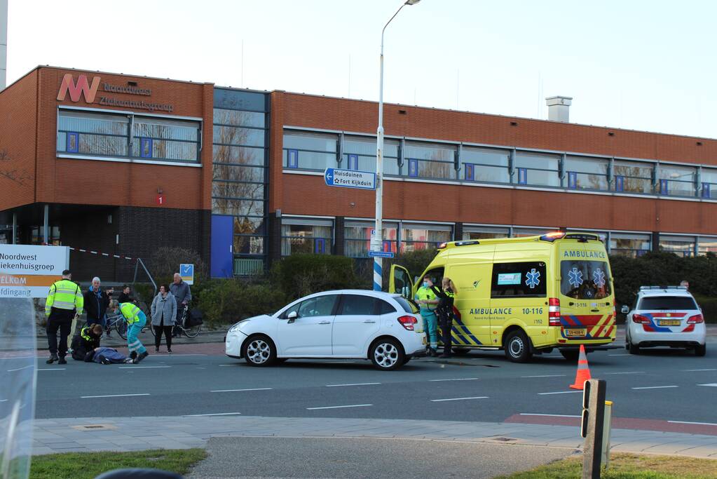 Fietser gewond bij ongeval met auto