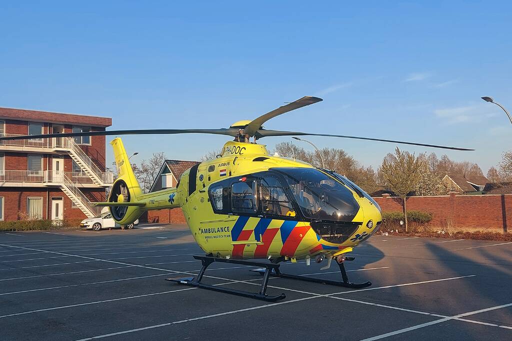 Traumahelikopter ingezet voor incident in woning