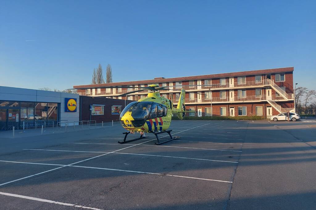 Traumahelikopter ingezet voor incident in woning