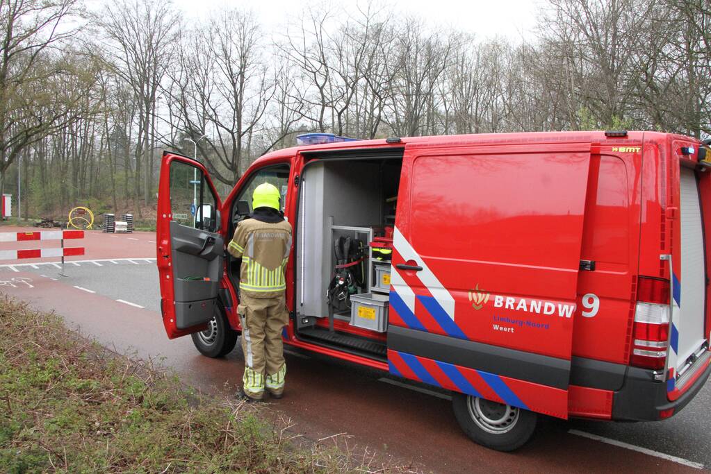 Gasleiding geraakt bij werkzaamheden