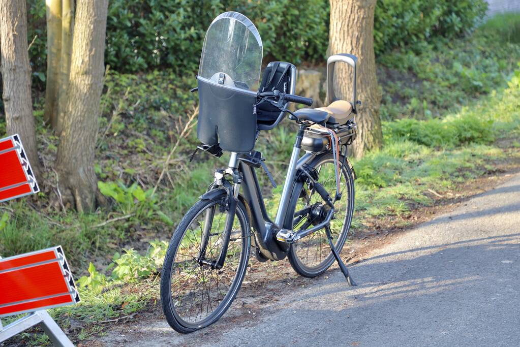 Fietsers botsen op elkaar