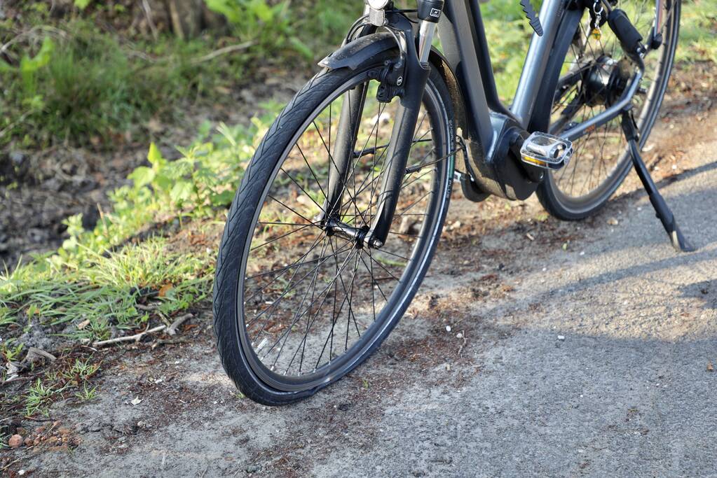 Fietsers botsen op elkaar