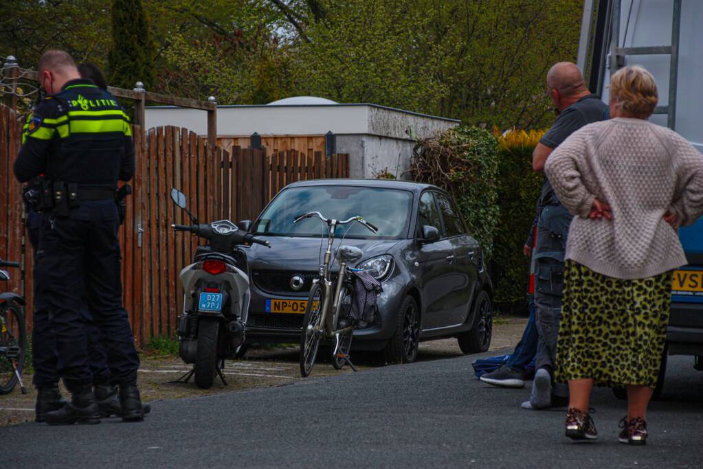 Jonge fietser in botsing met scooterrijder