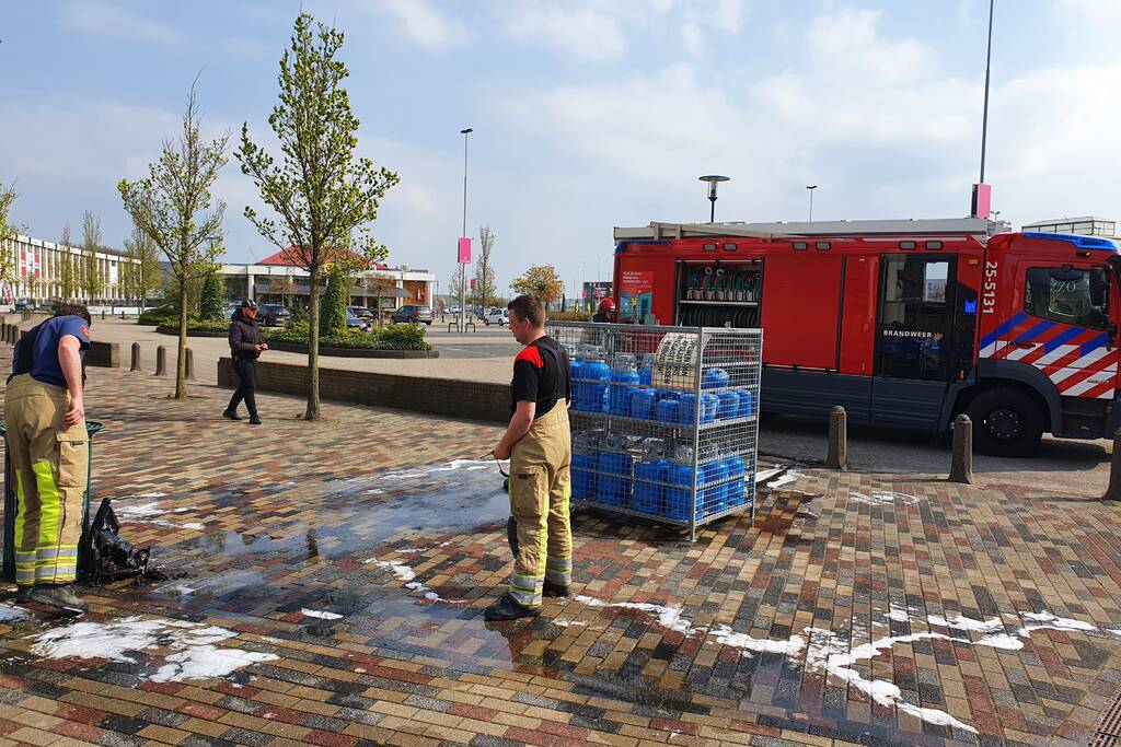 Opnieuw brand in prullenbak