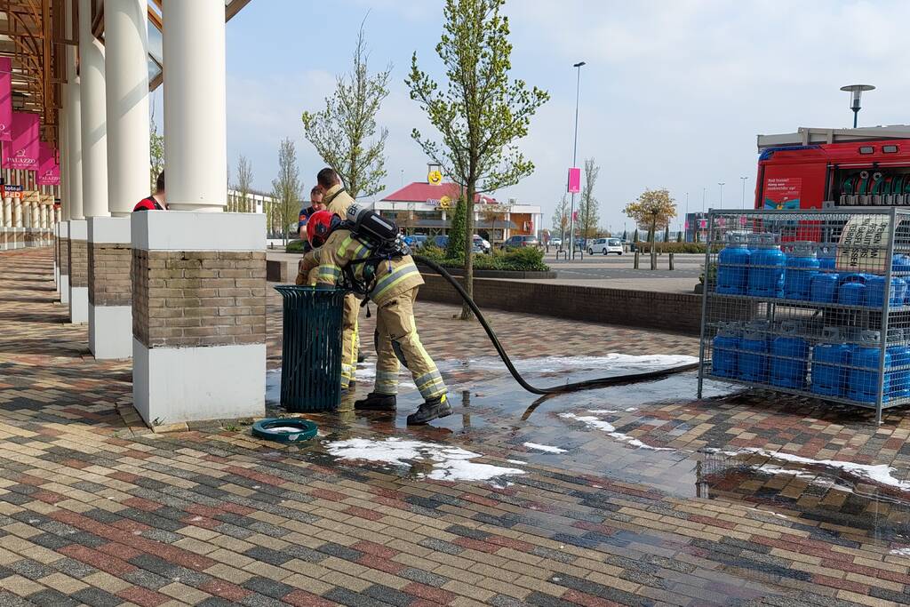 Opnieuw brand in prullenbak