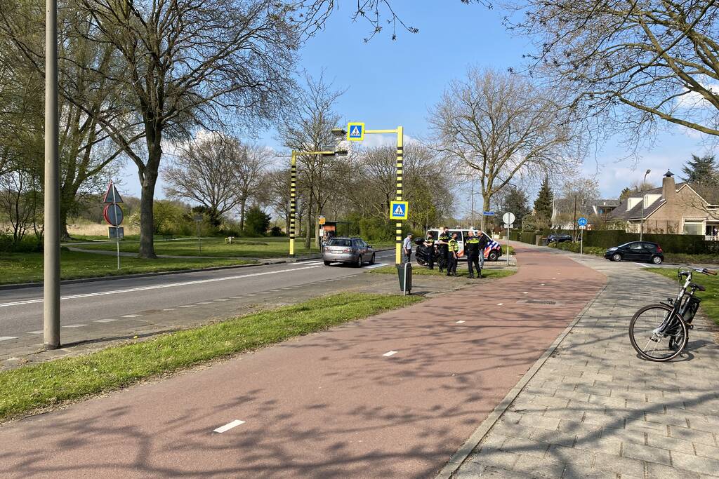 Aanrijding tussen auto en scooter