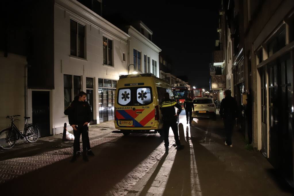 Veel rookontwikkeling bij woningbrand