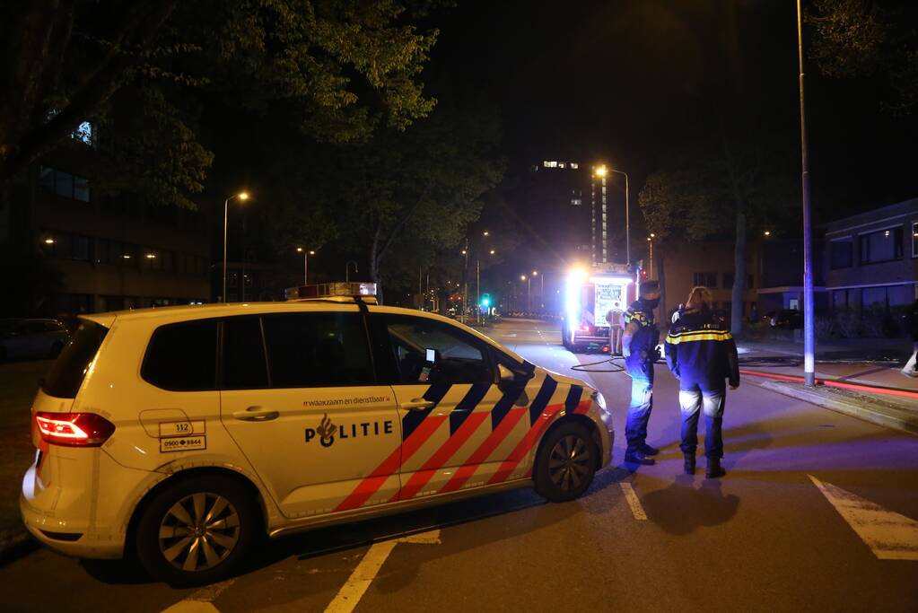 Camper verwoest na aangestoken brand