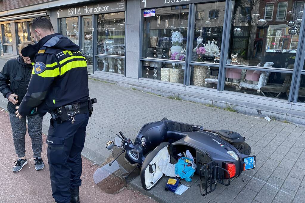 Scooterrijder gewond bij aanrijding