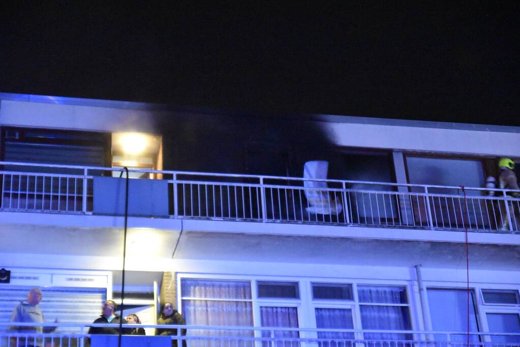 Matras vliegt in brand