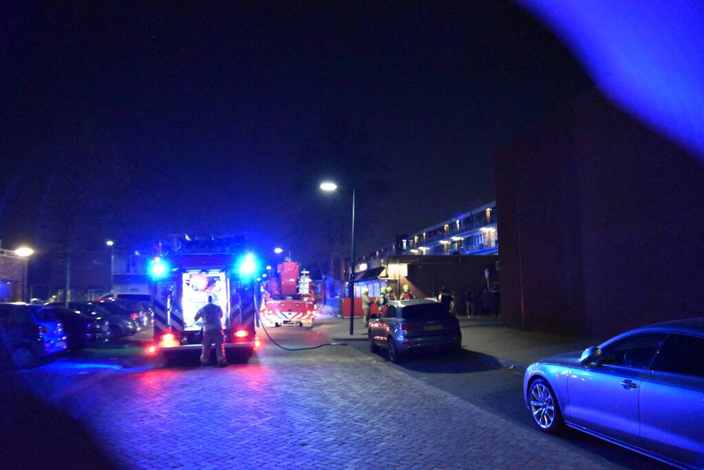 Matras vliegt in brand