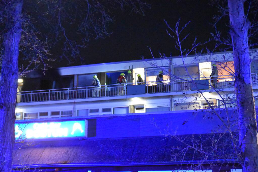 Matras vliegt in brand