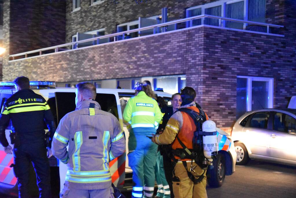 Matras vliegt in brand