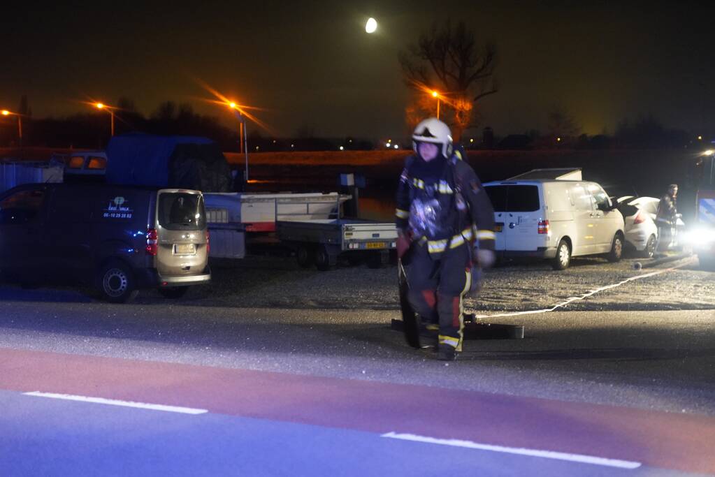 Grote uitslaande brand in duiventil