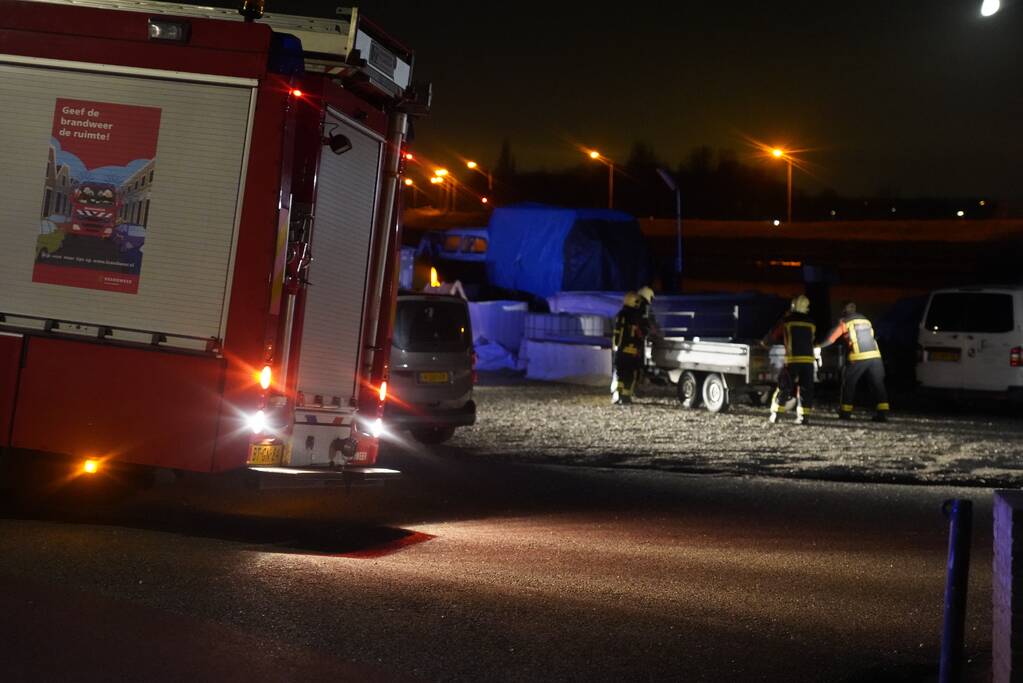 Grote uitslaande brand in duiventil