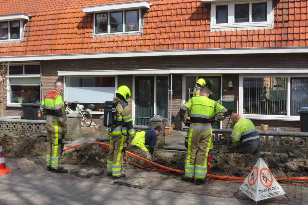 Gaslekkage ontstaan bij aanleg glasvezelnetwerk
