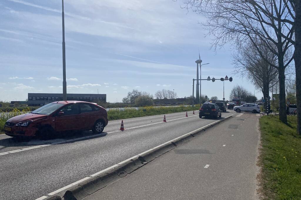 Ongeval tussen twee voertuigen