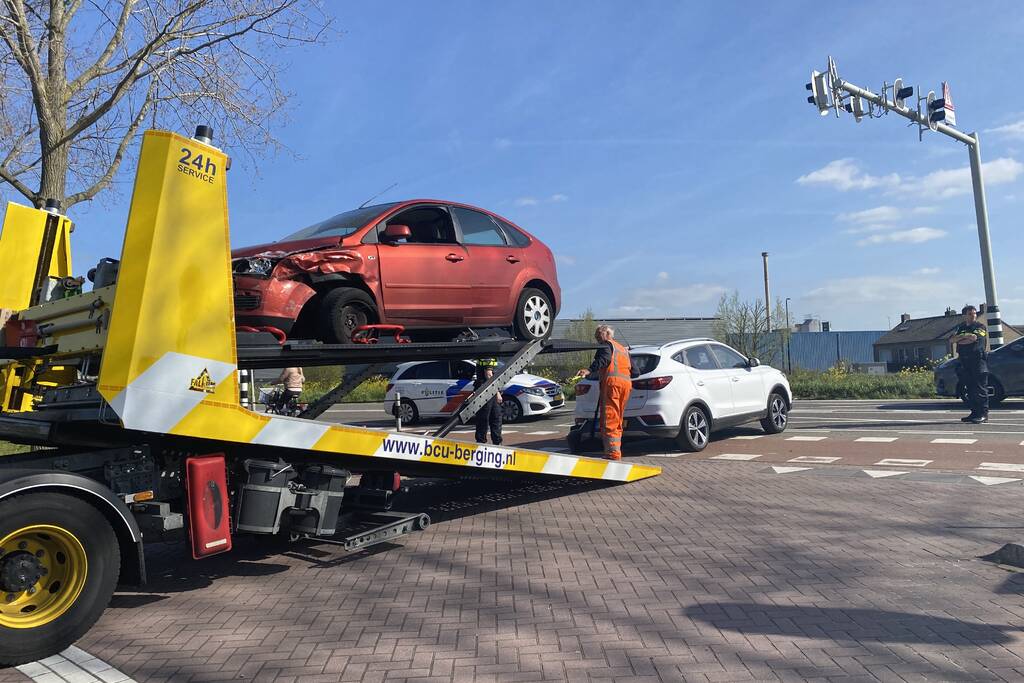 Ongeval tussen twee voertuigen