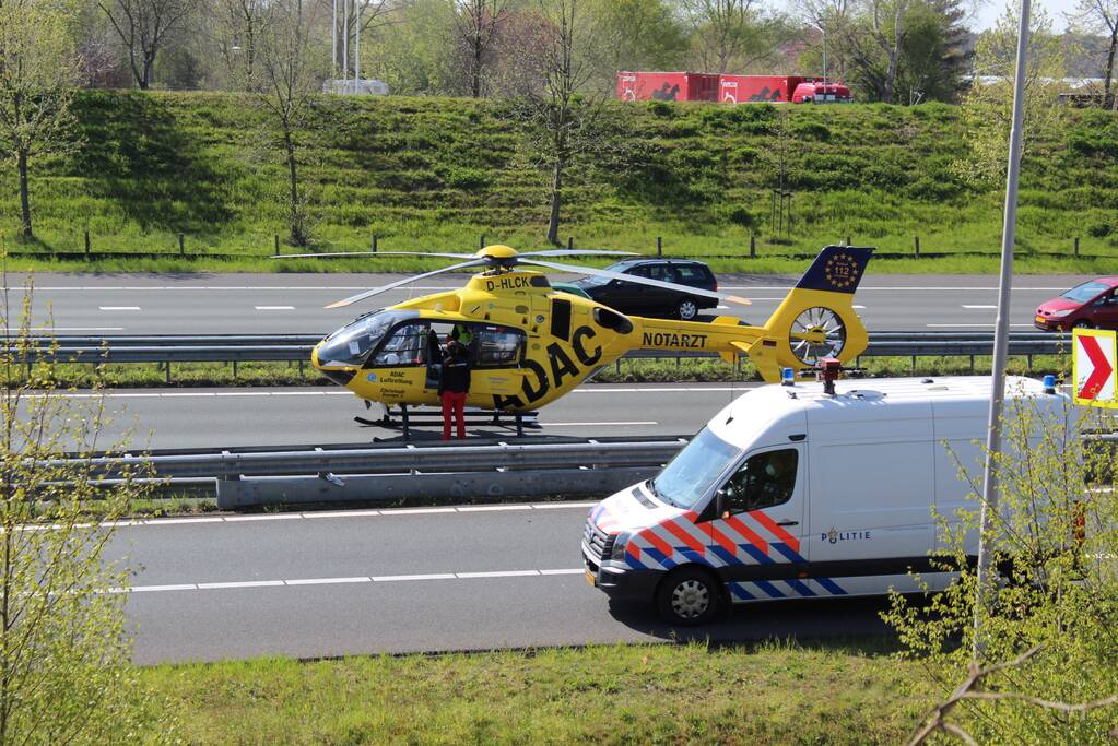 Zeer ernstig verkeersongeval op snelweg