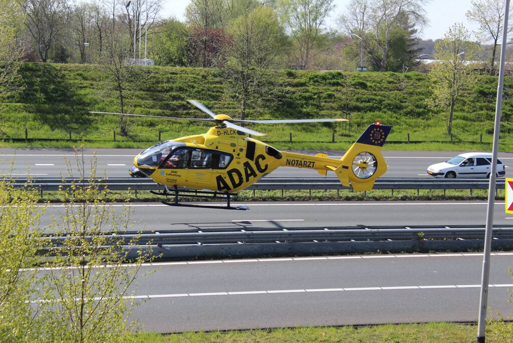 Zeer ernstig verkeersongeval op snelweg