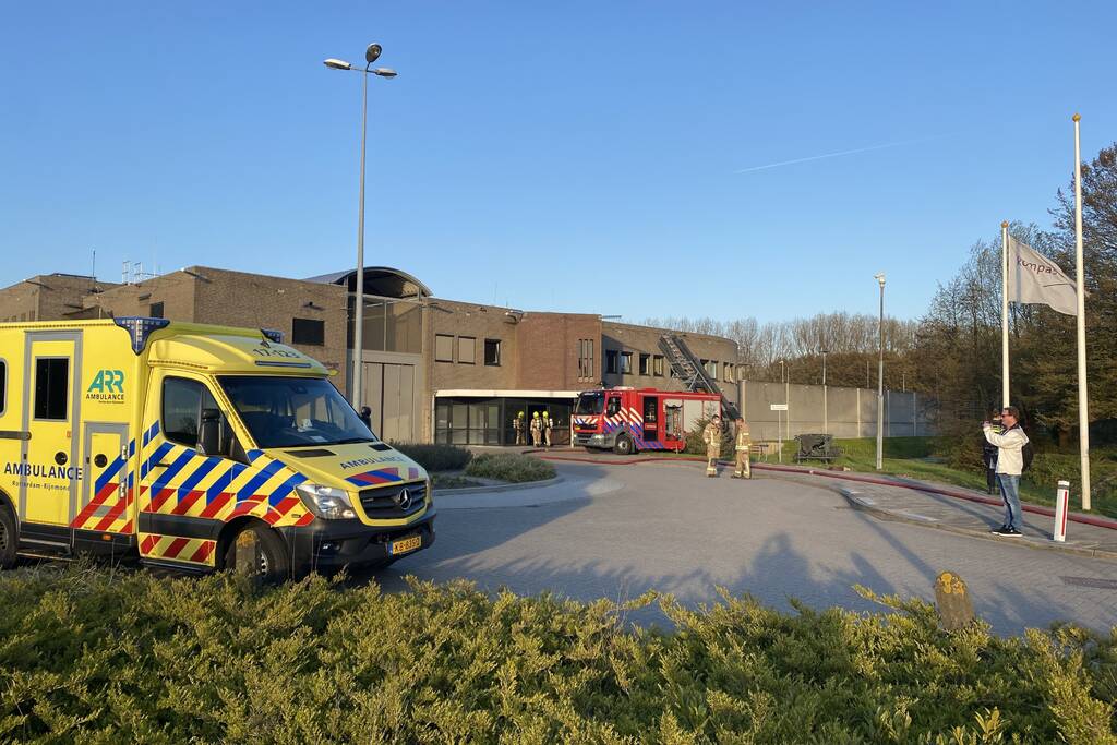 Jeugdgevangenis ontruimd door brand