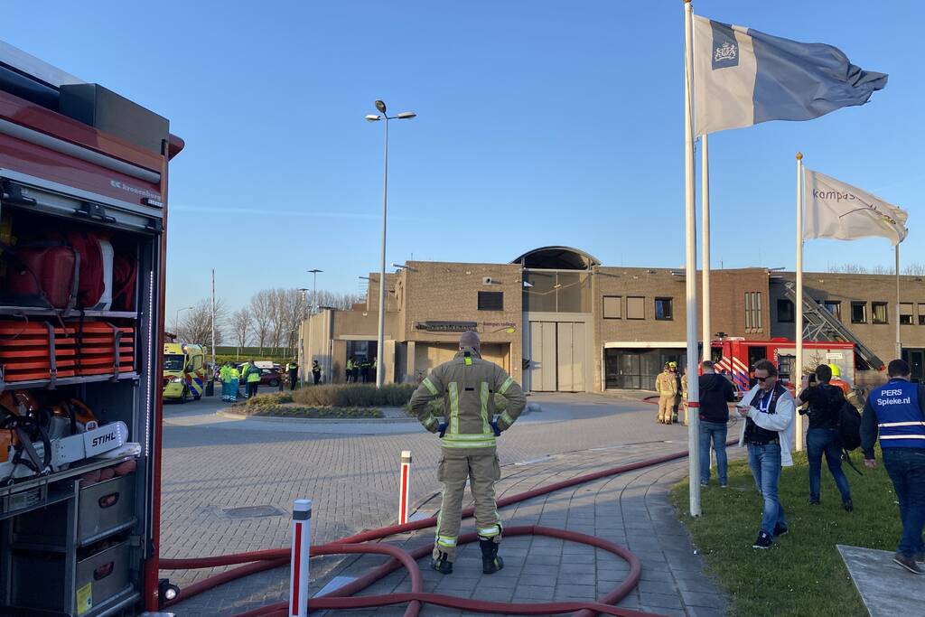 Jeugdgevangenis ontruimd door brand