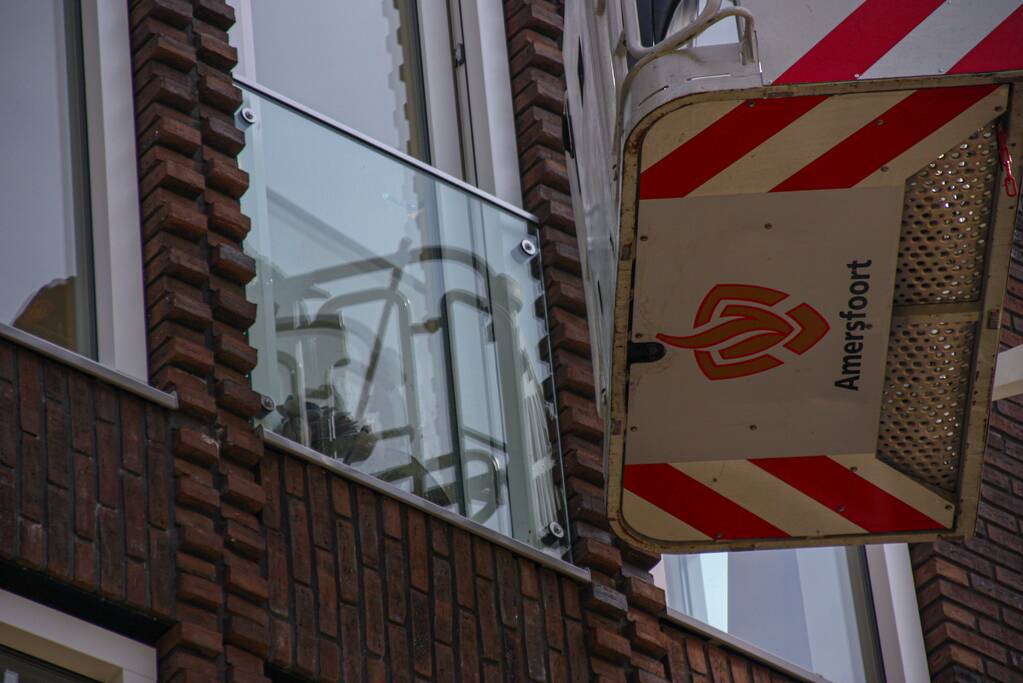 Duiven vast achter glasplaat