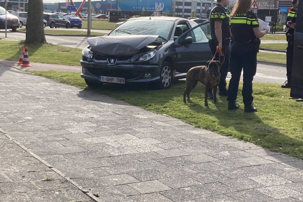 Kind nagekeken na kop-staart botsing