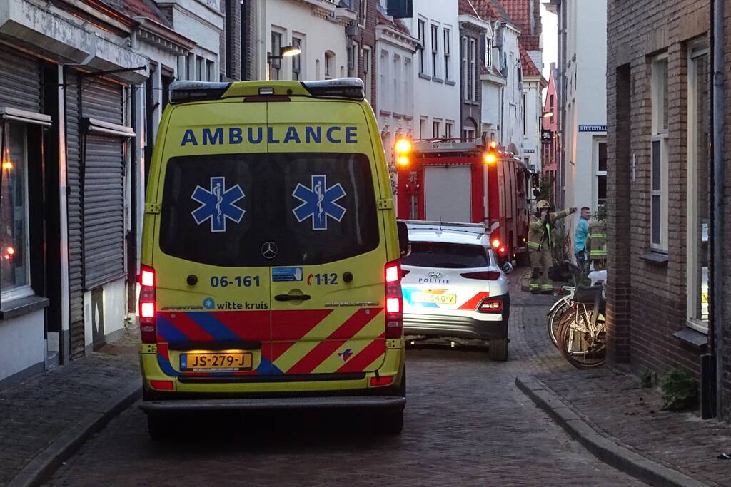 Brandweer doet controle naar vermoedelijke brand