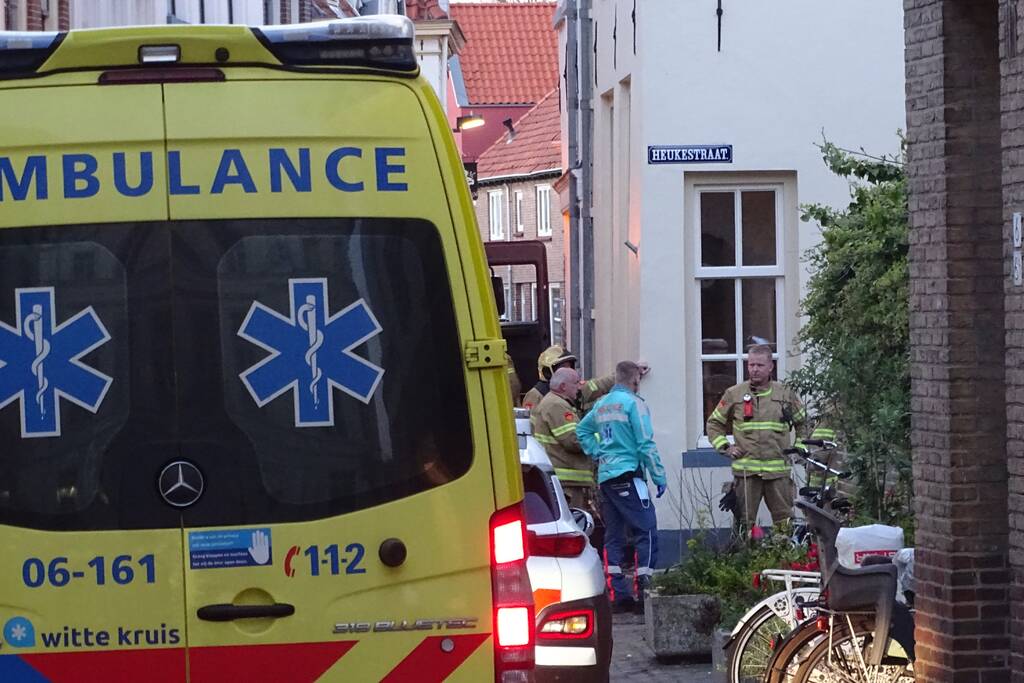 Brandweer doet controle naar vermoedelijke brand