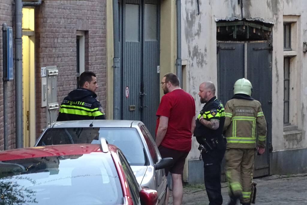 Brandweer doet controle naar vermoedelijke brand