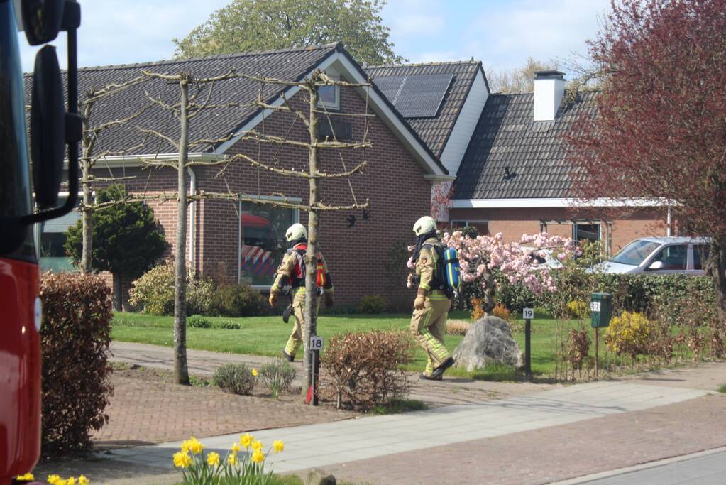 Brand bij verhuisbedrijf
