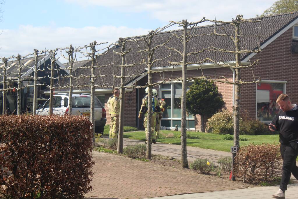 Brand bij verhuisbedrijf