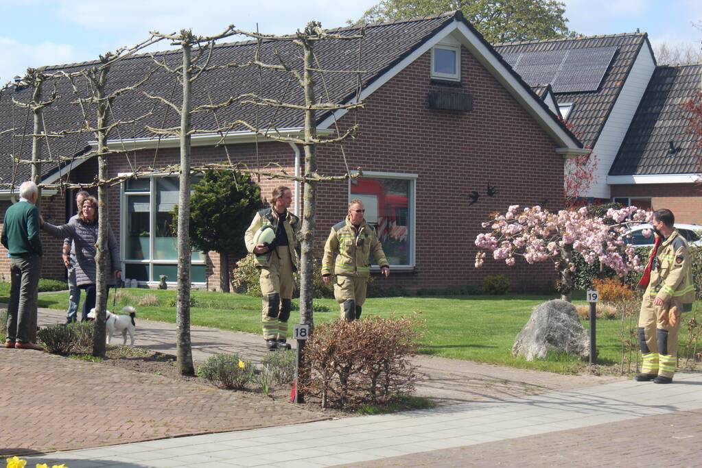 Brand bij verhuisbedrijf