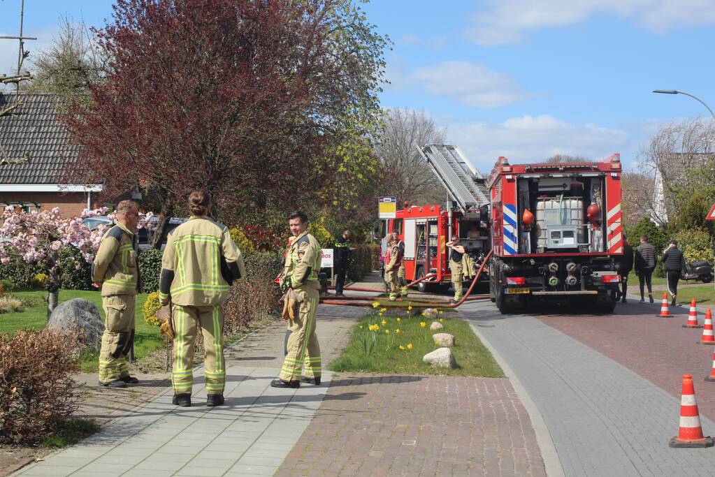 Brand bij verhuisbedrijf