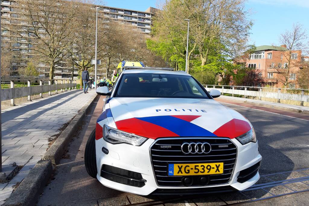 Scooterrijder gewond bij verkeersongeval