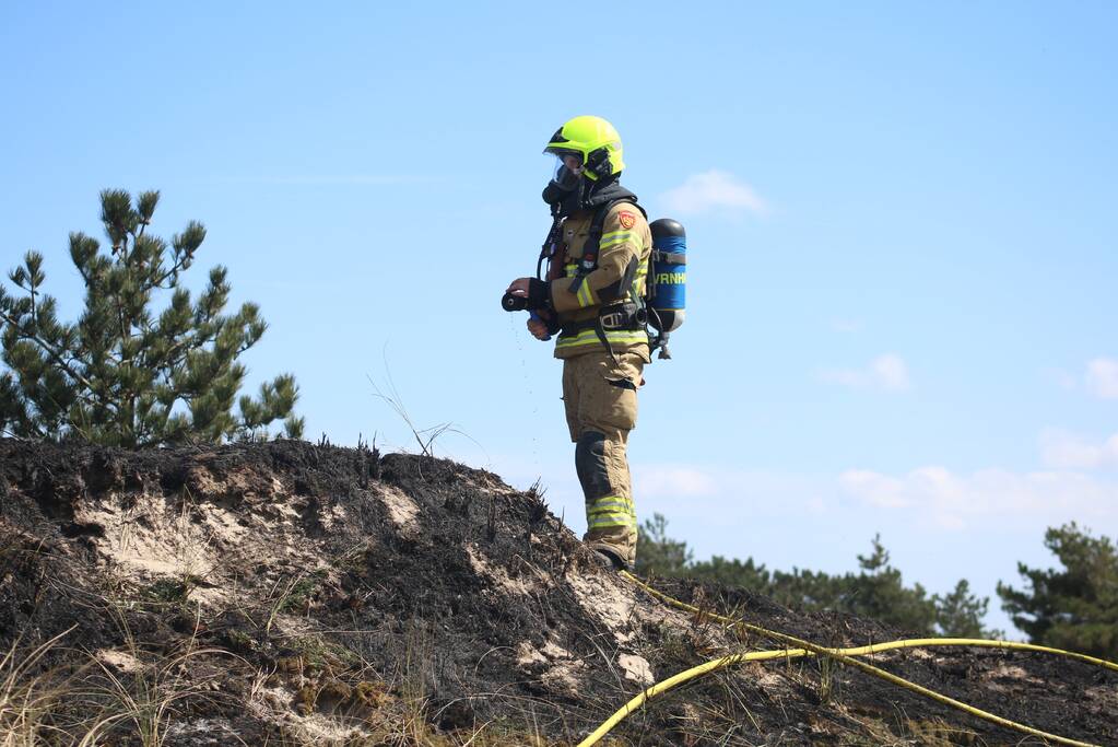 Stuk natuurgebied getroffen door brand